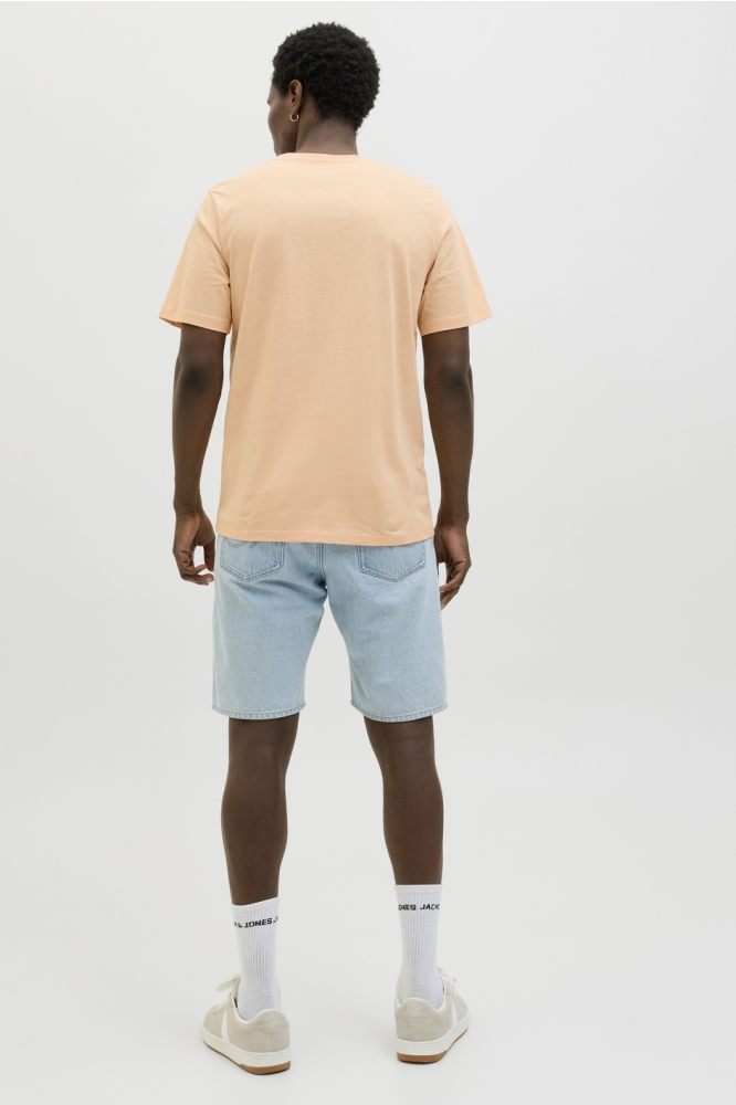 JJBARBADOS TEE SS CREW NECK 12269416 PEACH PARFAIT